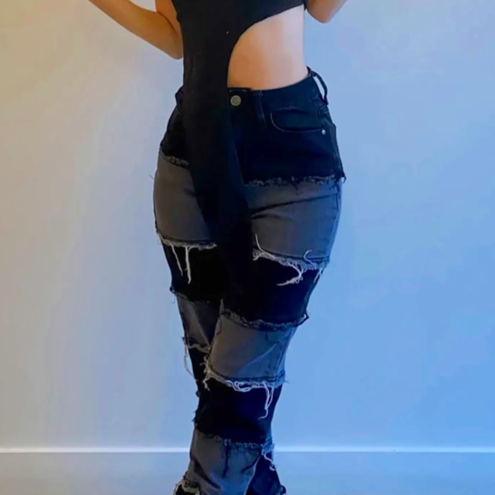 ColorBlock Jeans